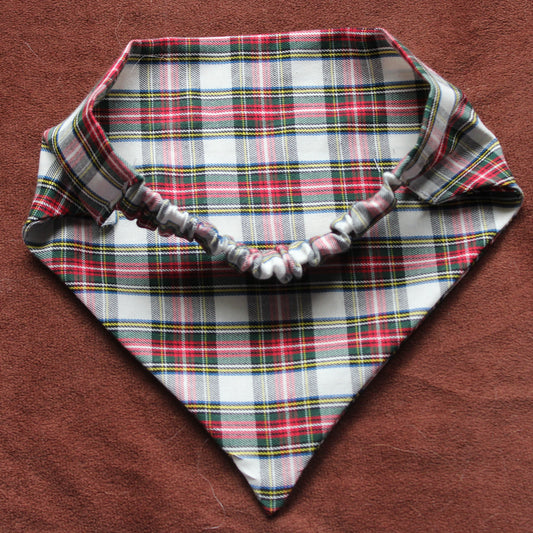 Flannel Plaid Scrunchie Bandana