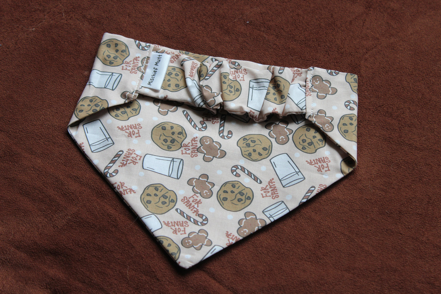 Cookies for Santa Scrunchie Bandana