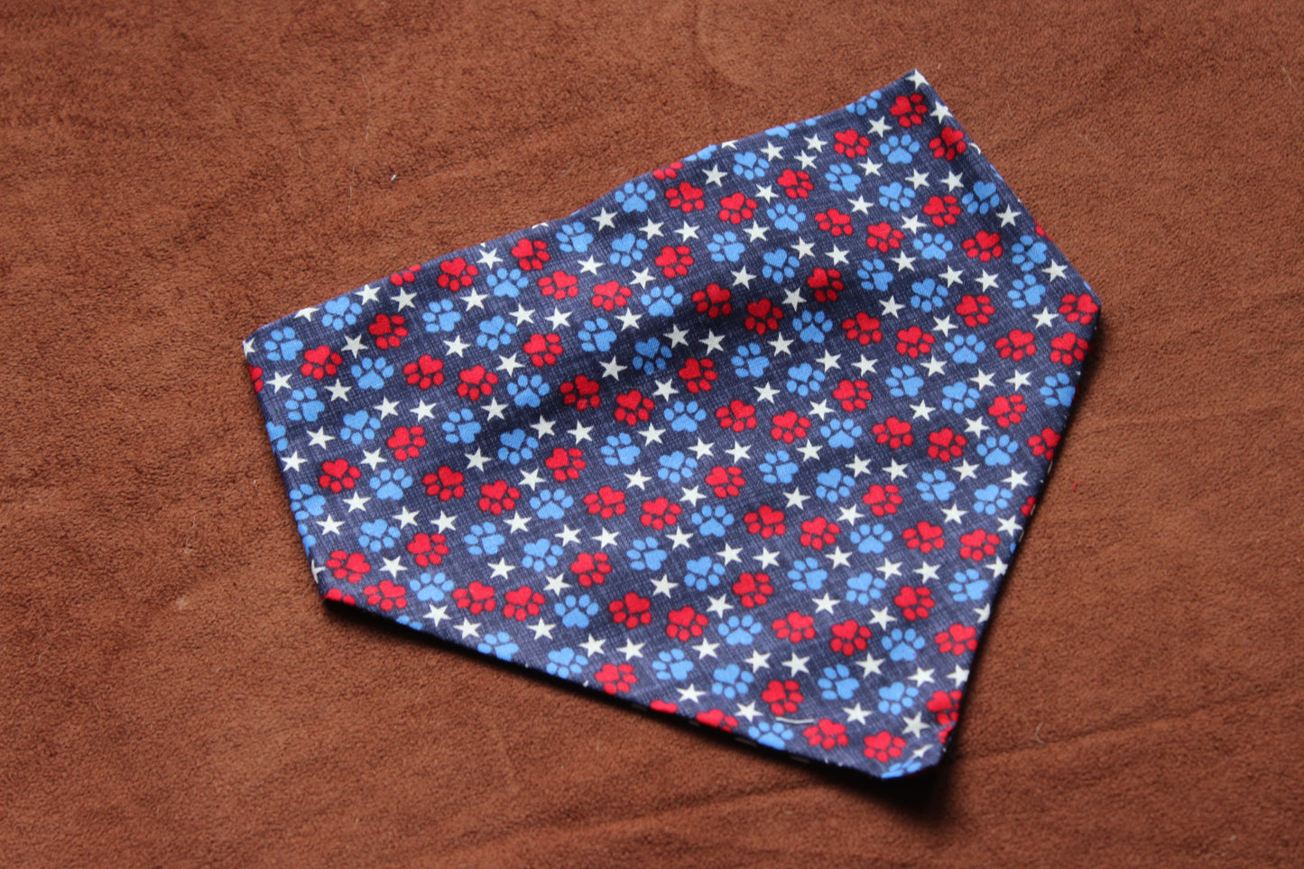 America Dog Prints Scrunchie Dog Bandana