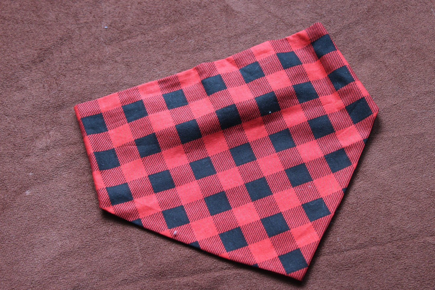 Plaid Scrunchie Bandana