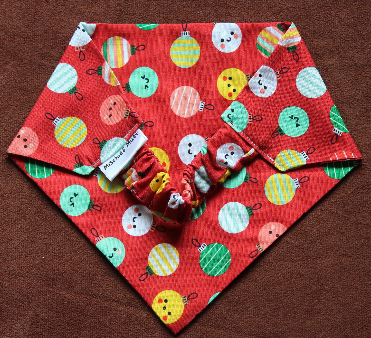 Christmas Ornaments Scrunchie Bandana