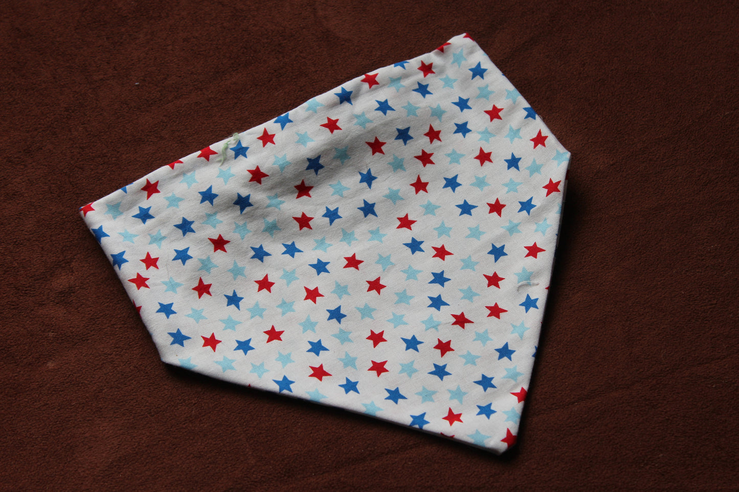 American Stars on White Scrunchie Bandana