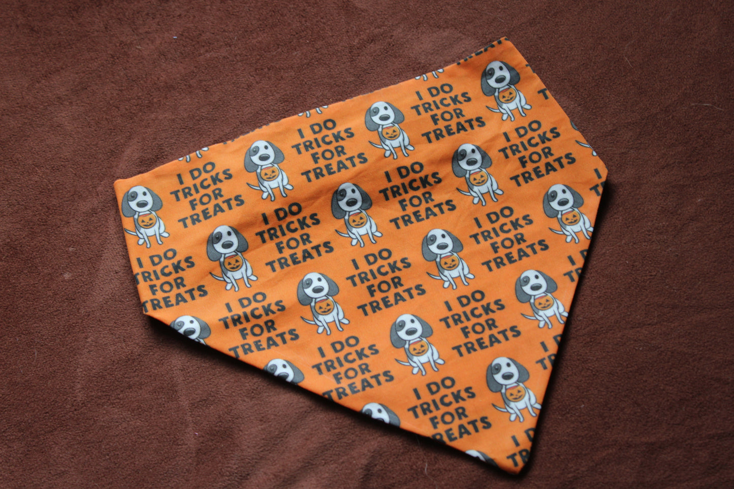 I Do Tricks for Treats Scrunchie Bandana