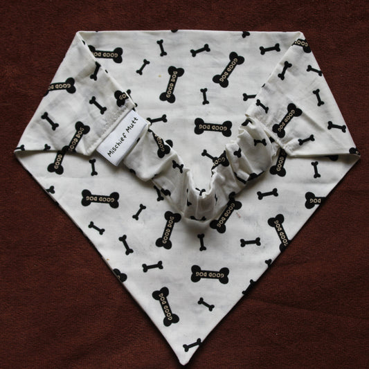 Good Dog Scrunchie Dog Bandana