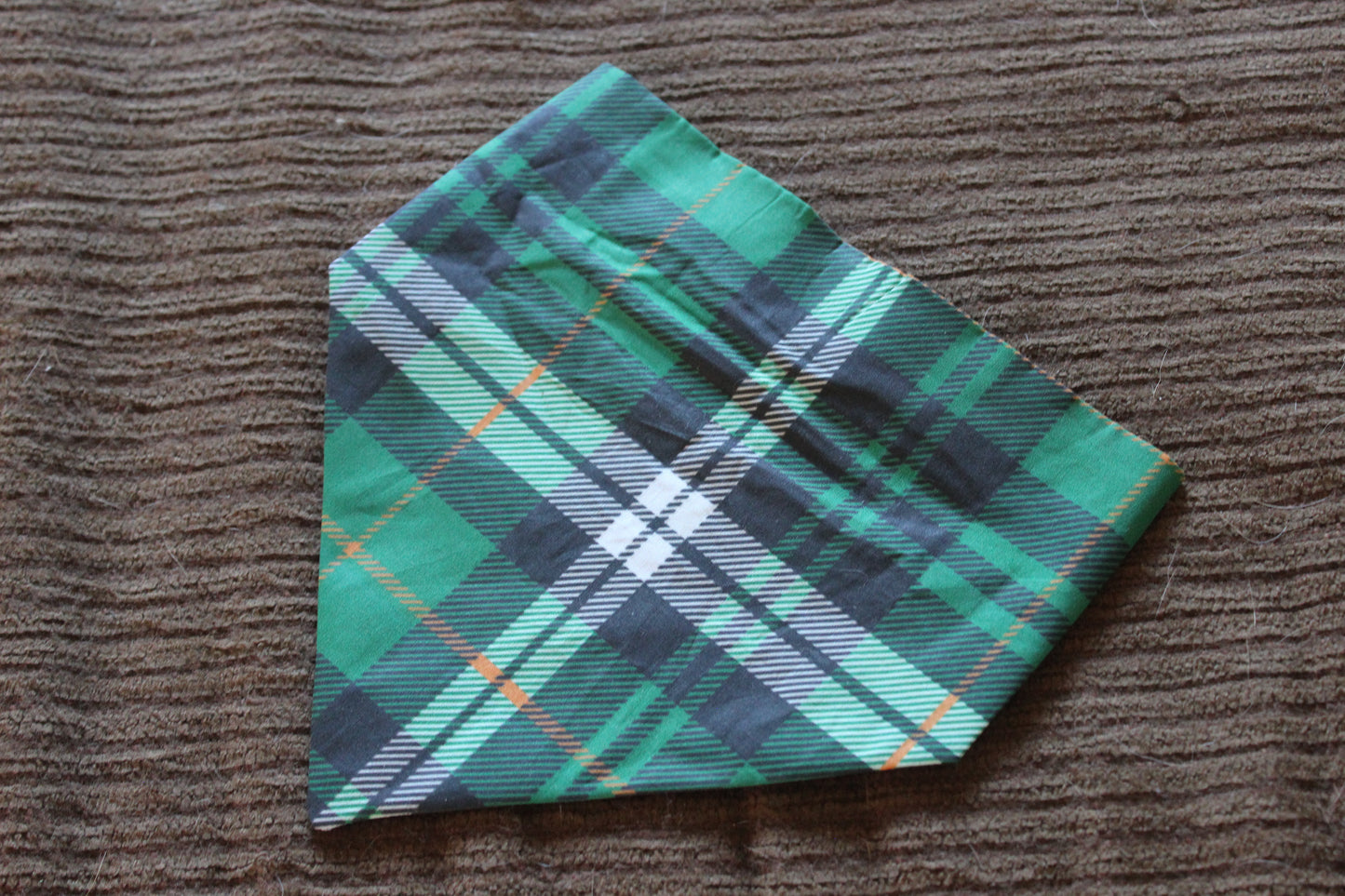 St.Patrick Plaid Scrunchie Bandana