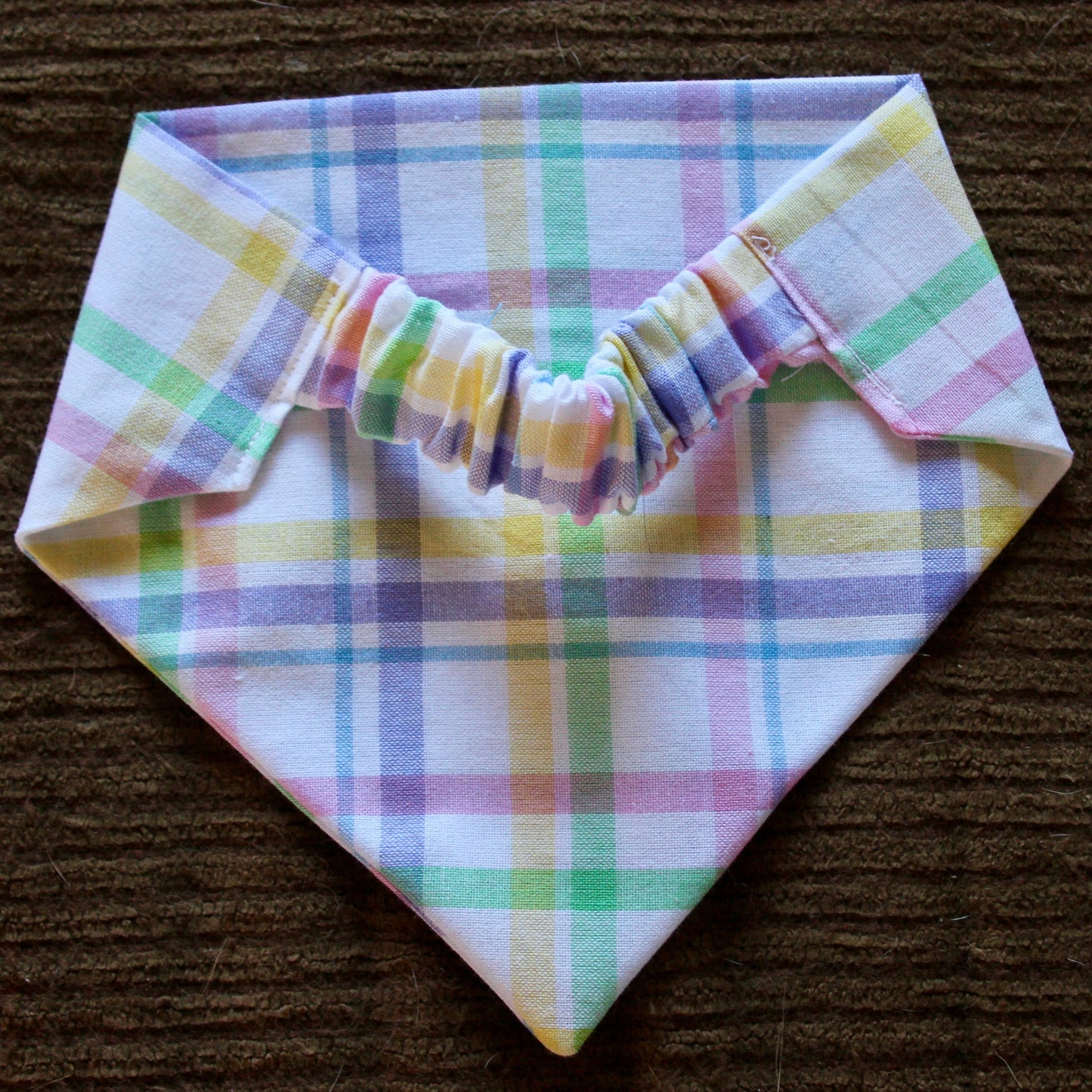 Easter Plaid Scrunchie Bandana