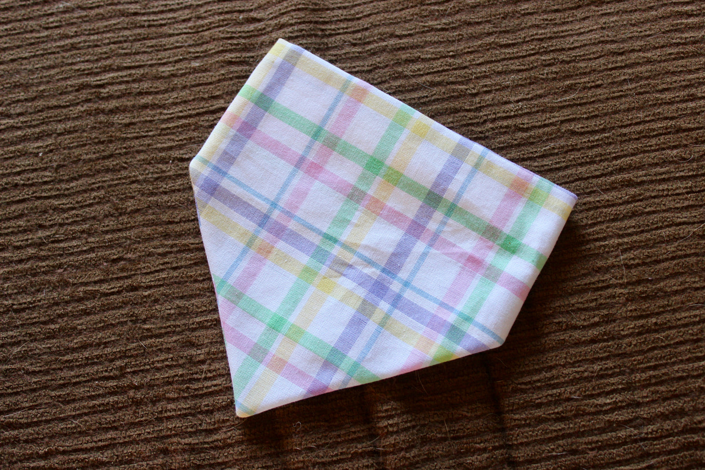 Easter Plaid Scrunchie Bandana