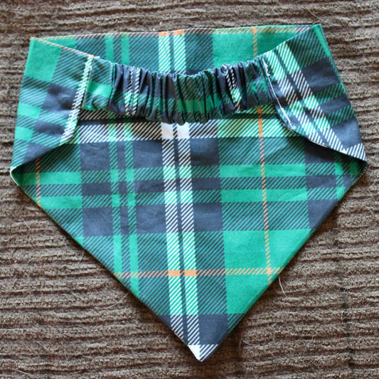 St.Patrick Plaid Scrunchie Bandana