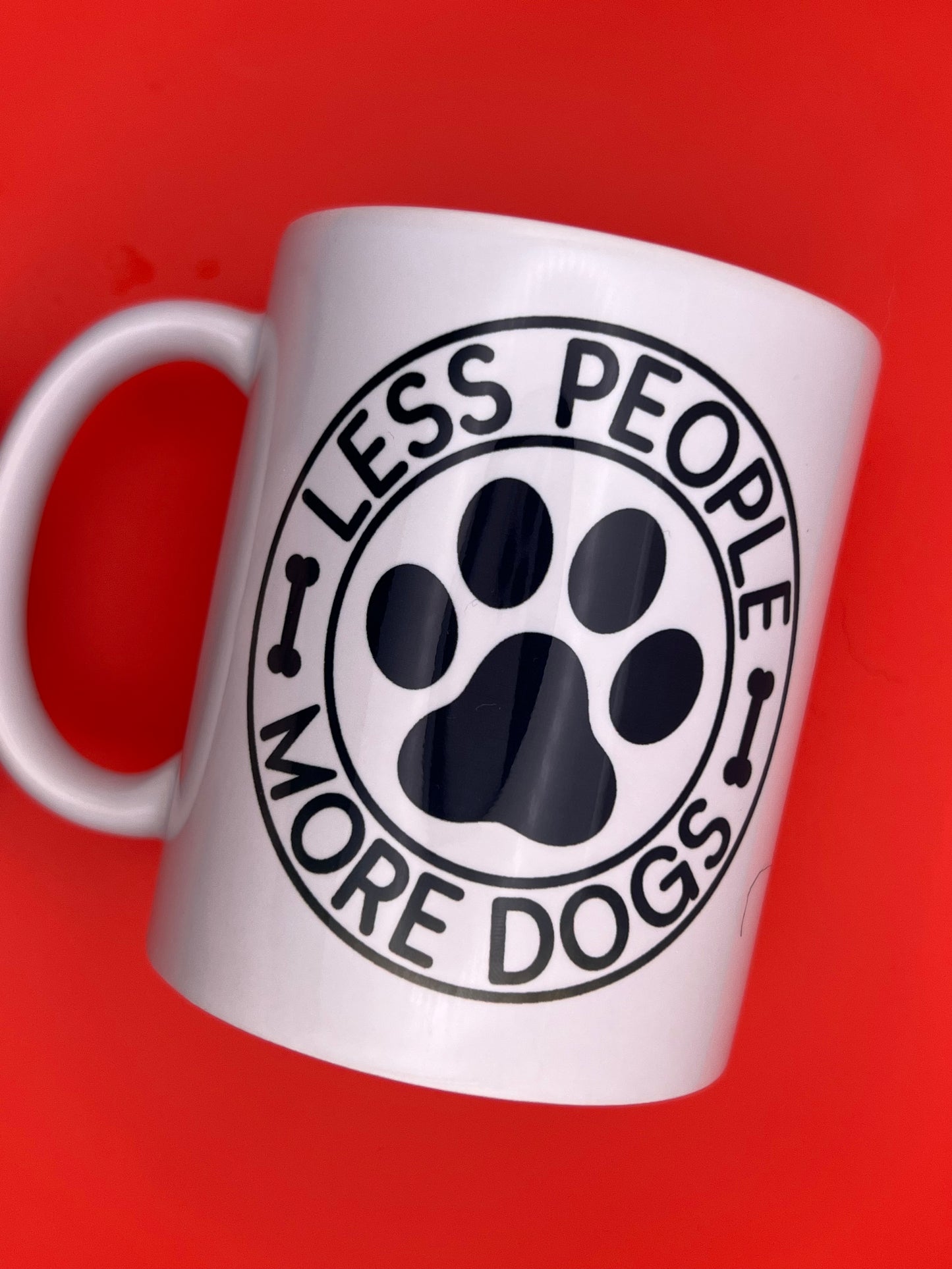 Less People More Dogs Mug